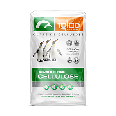 Isolant biosourcé Ouate de Cellulose